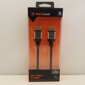 4K HDMI Cable 6 foot 1.8m HDMI High Speed w/ Ethernet Braided 🆕